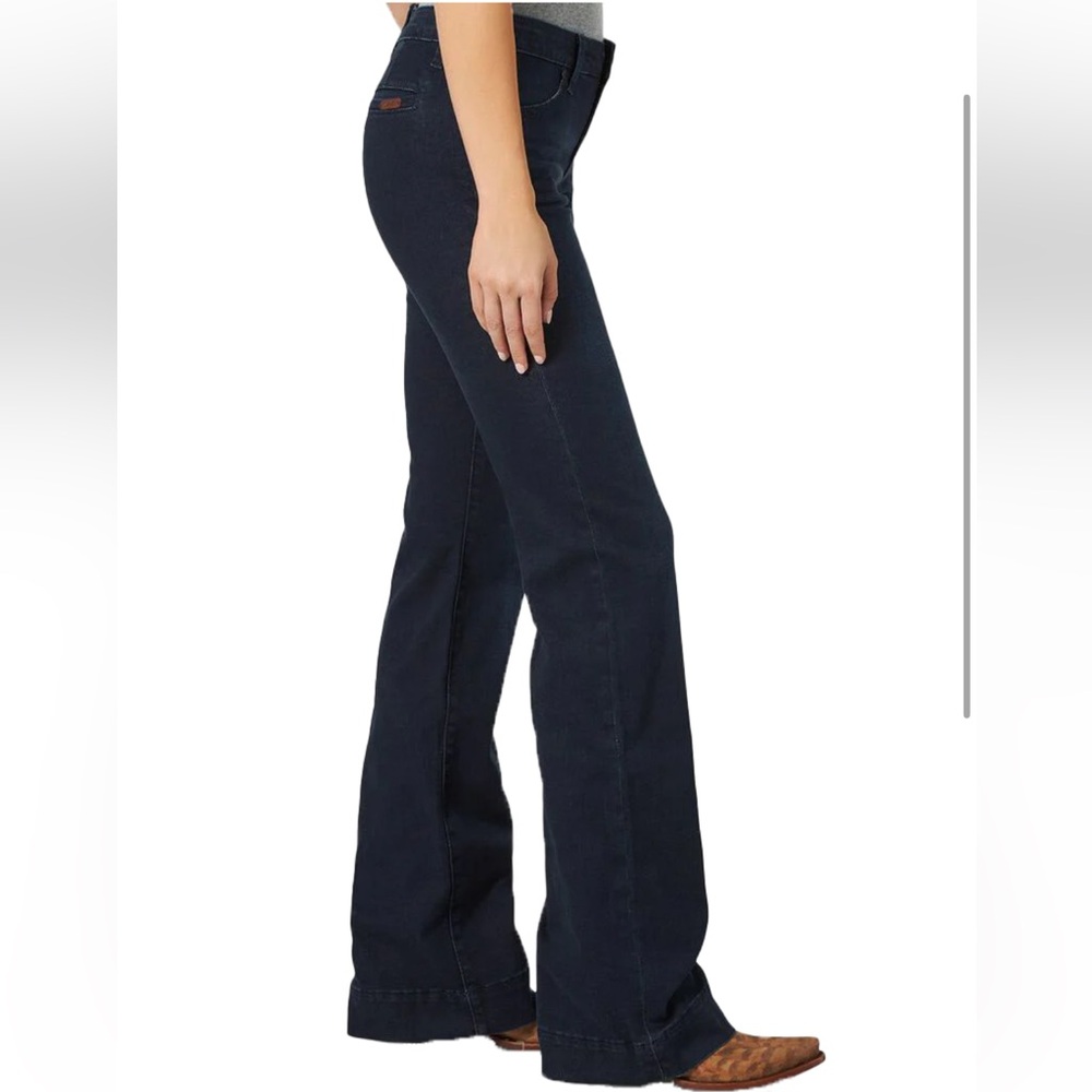 WOMEN'S WRANGLER RETRO MAE WIDE LEG TROUSER JEAN
